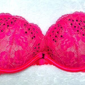 32C Strapless Rhinestone, Lace Victoria's Secret Bra